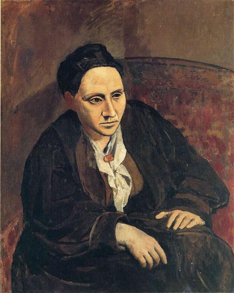 Pablo Picasso Classical Oil Paintings Portrait Of Gertrude Stein - Click Image to Close